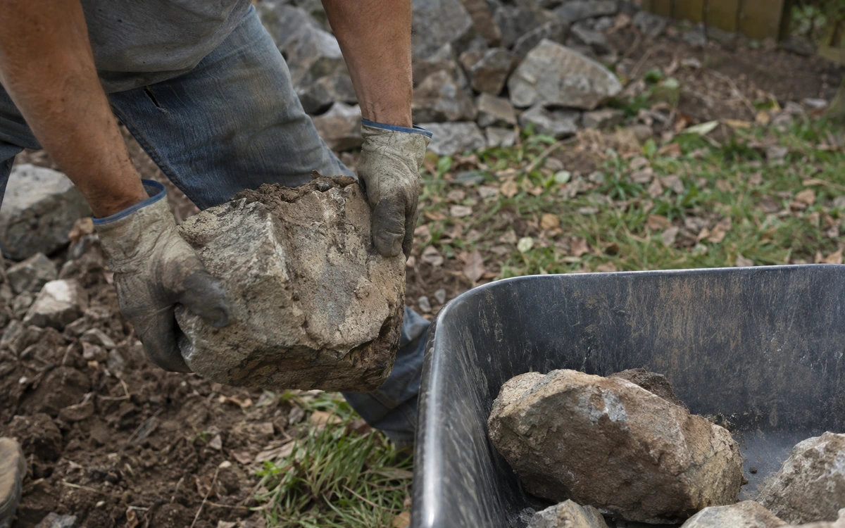 Rock removal contractor